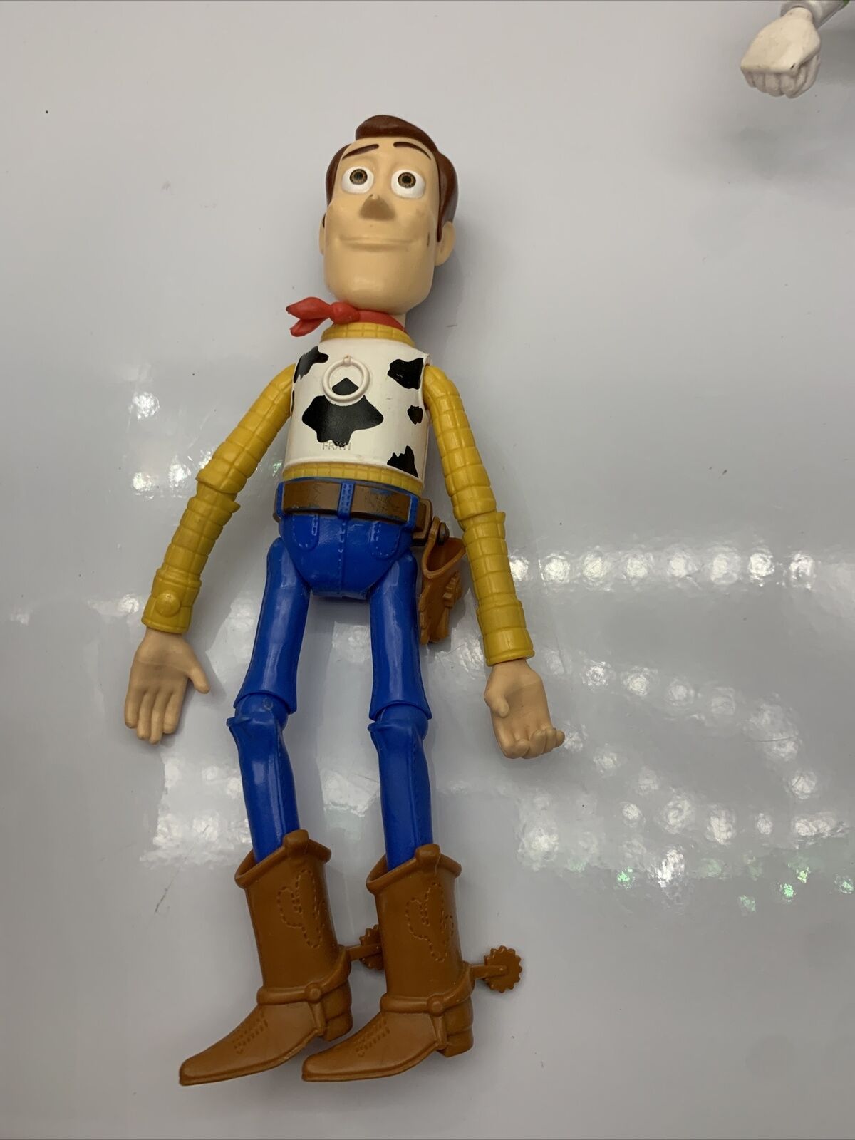 Genuine Disney Toy Story 2x Buzz Lightyear & Sheriff Woody 23cm Action Figure