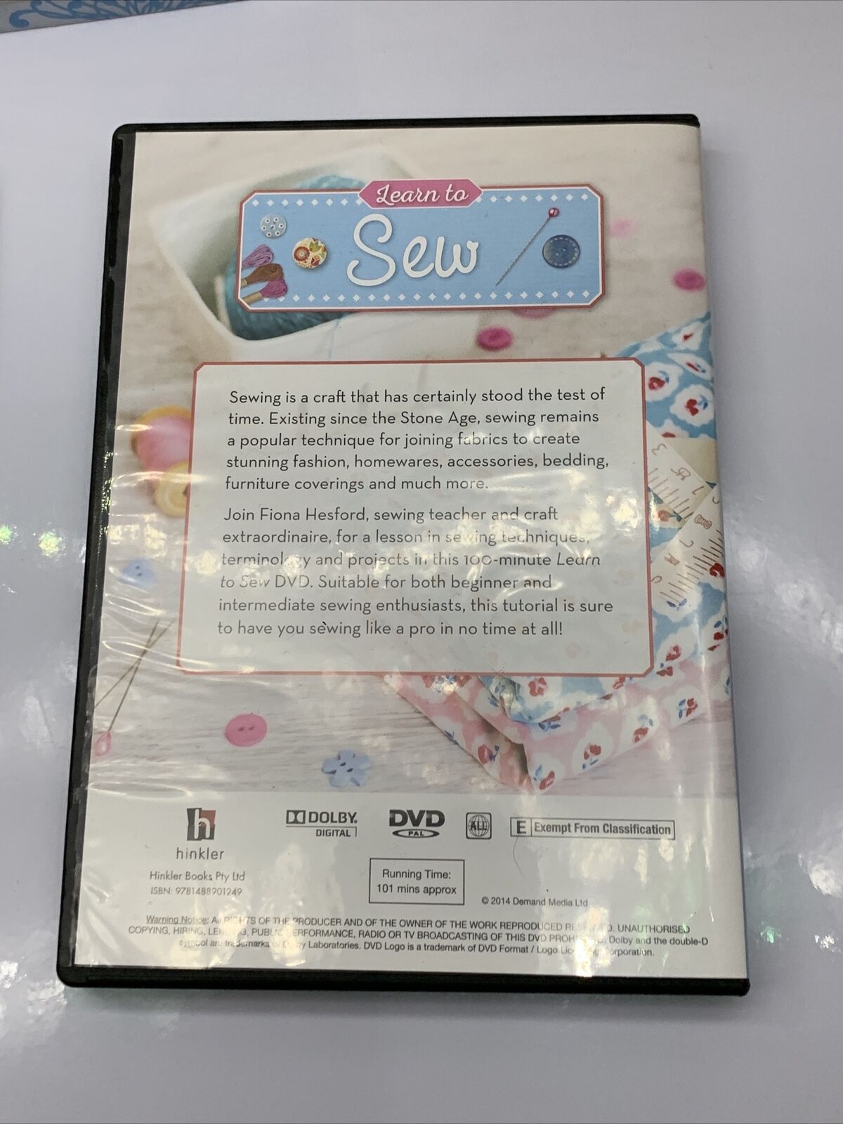 Sewing Book and DVD by Fiona Hesford