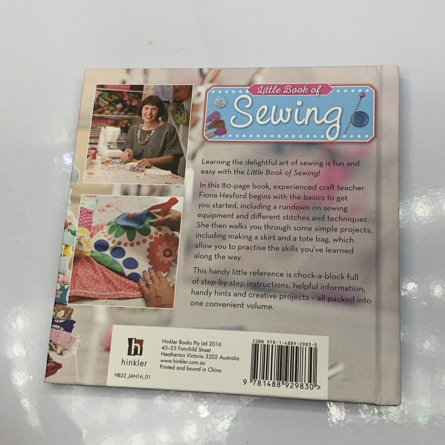 Sewing Book and DVD by Fiona Hesford