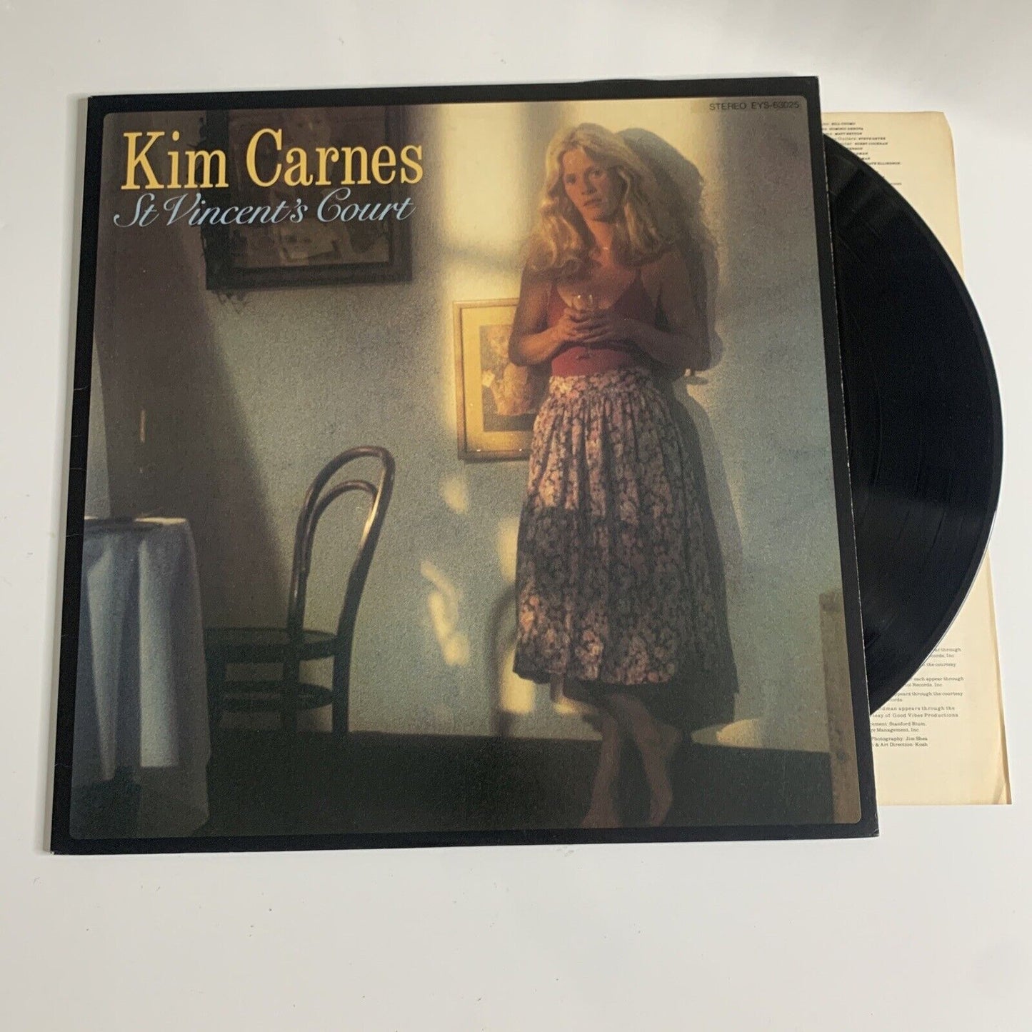 Kim Carnes - St Vincent's Court LP 1979 Vinyl Record EMI EYS-63025