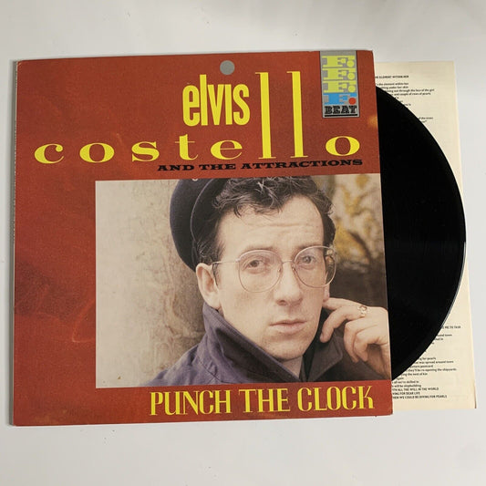 Elvis Costello And The Attractions - Punch The Clock LP 1983 Vinyl Record