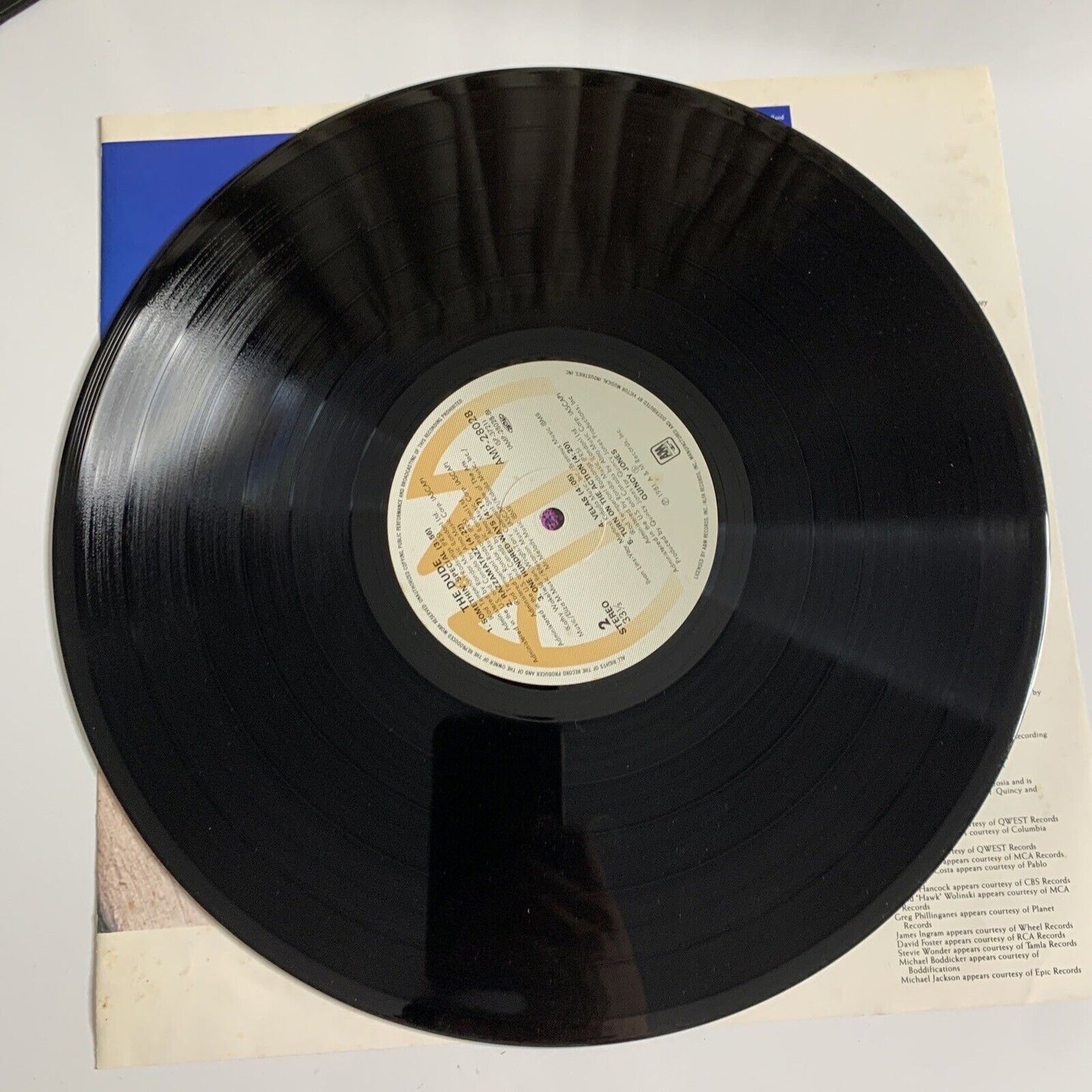 Quincy Jones - The Dude LP 1981 Vinyl Record Obi AMP-28028