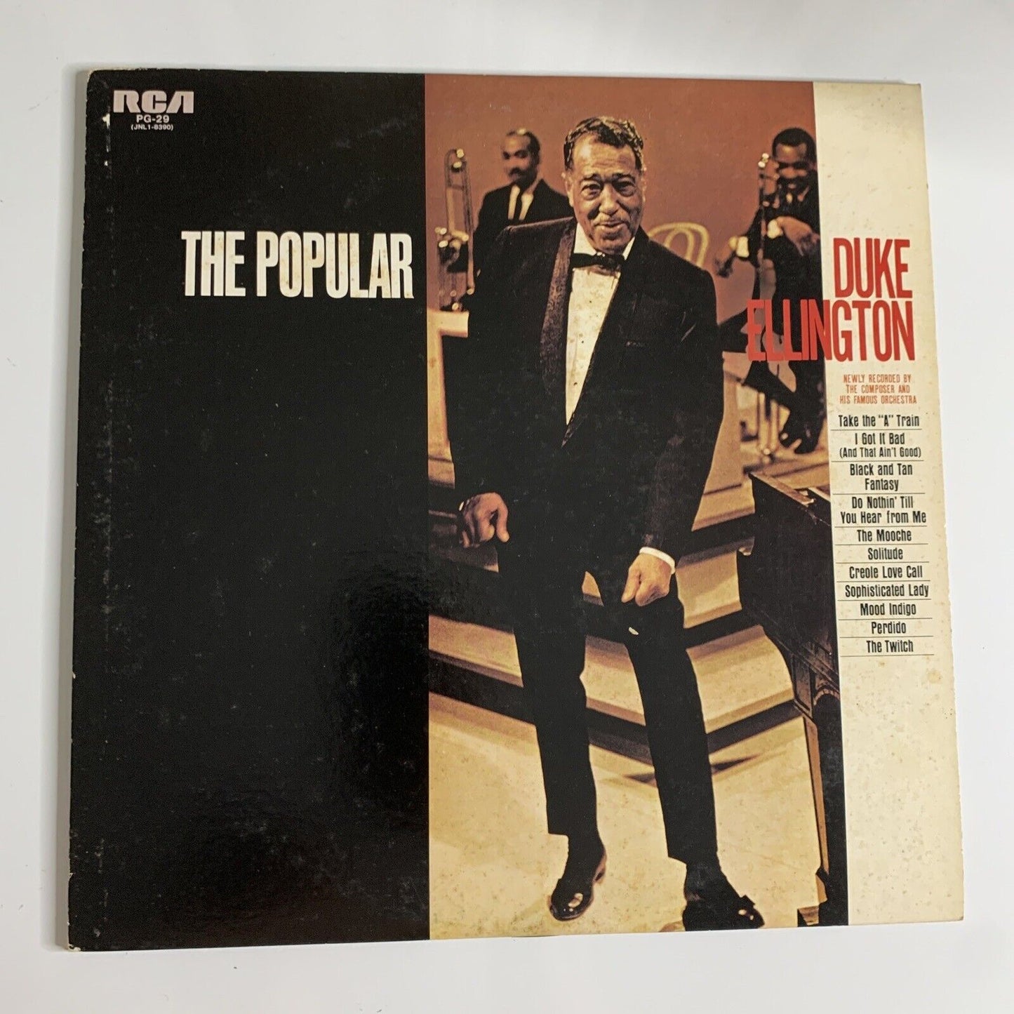 The Popular Duke Ellington LP 1966 Vinyl Record PG-29