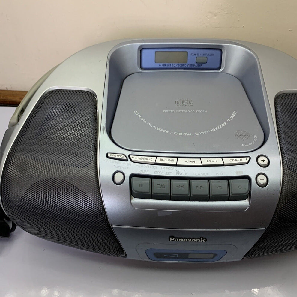 Panasonic RX-D26 CD Cassette AM/FM Player Recorder Boombox – Retro Unit