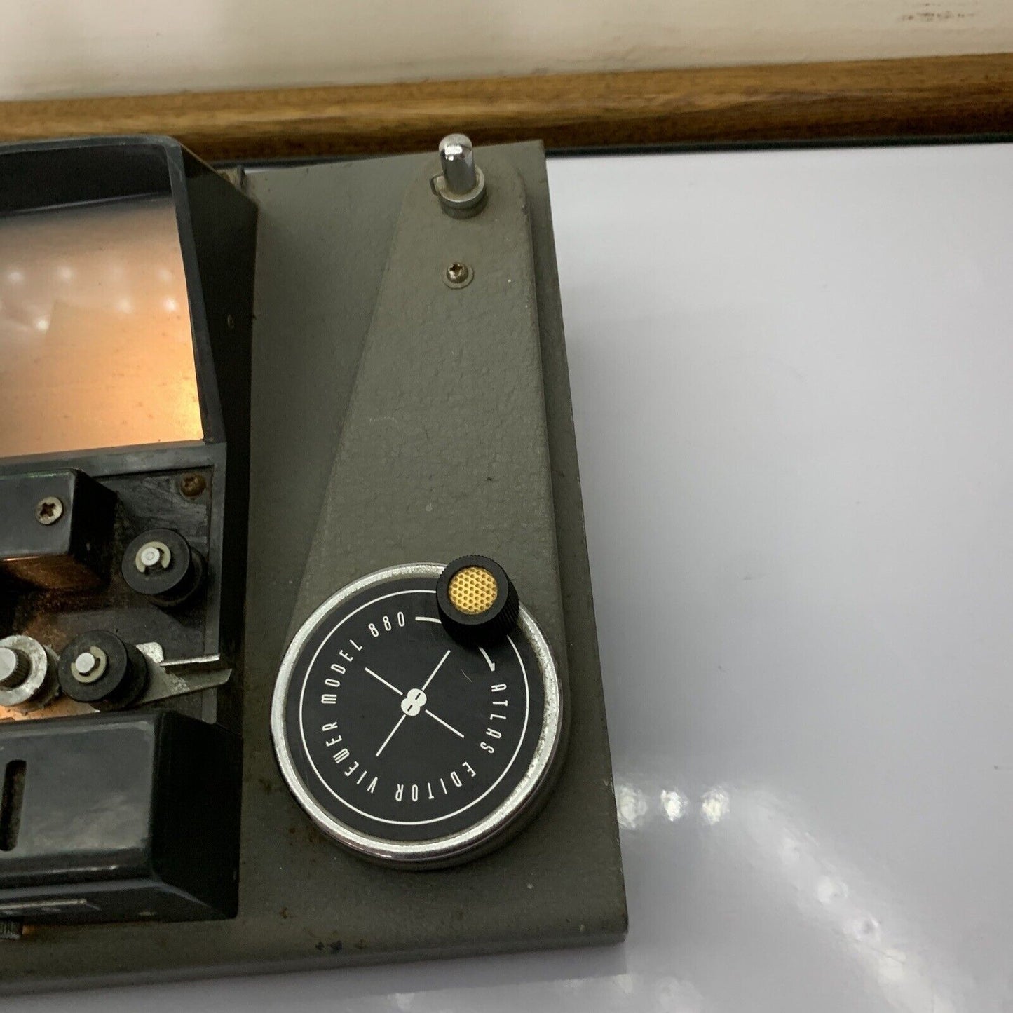 Atlas Editor Viewer Model 880 for 8mm Film Super 8 Made in Japan *Viewer dirty