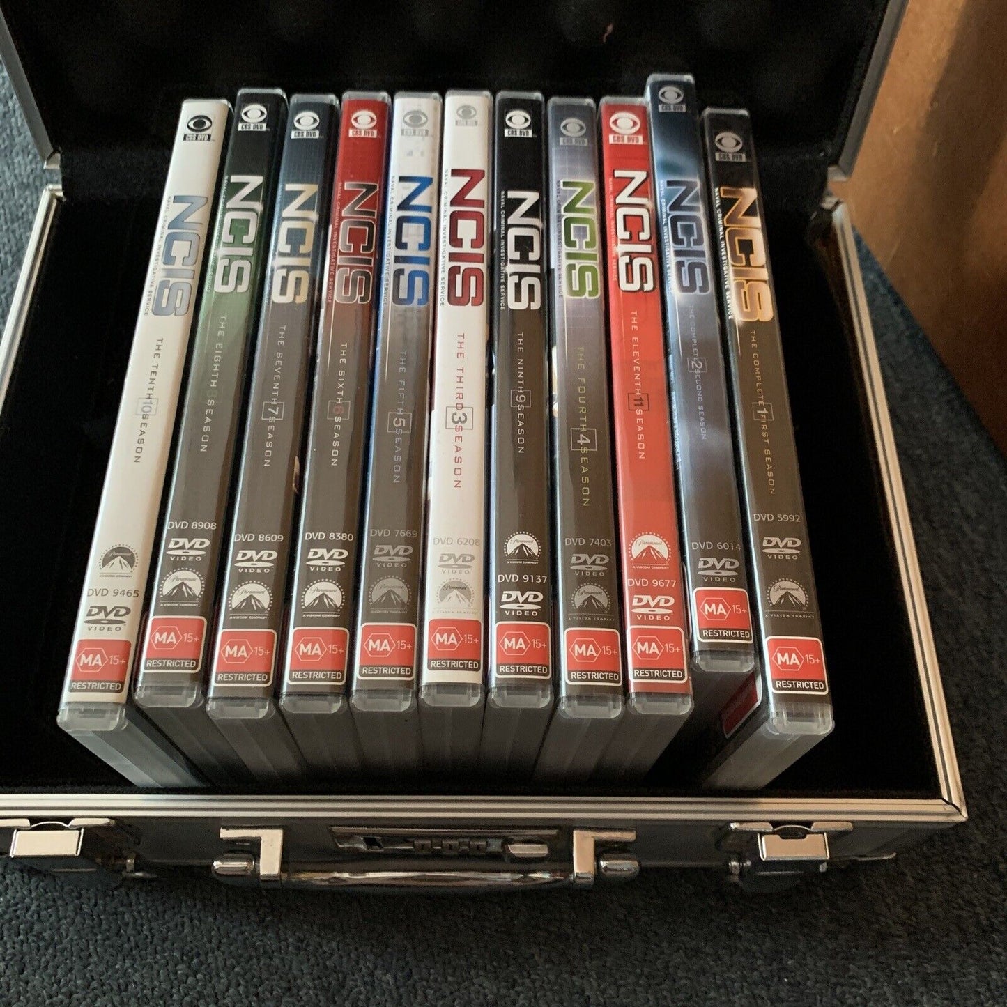 NCIS Case Season 1-11 Case Box Set DVD Region 4 *Missing 2 discs