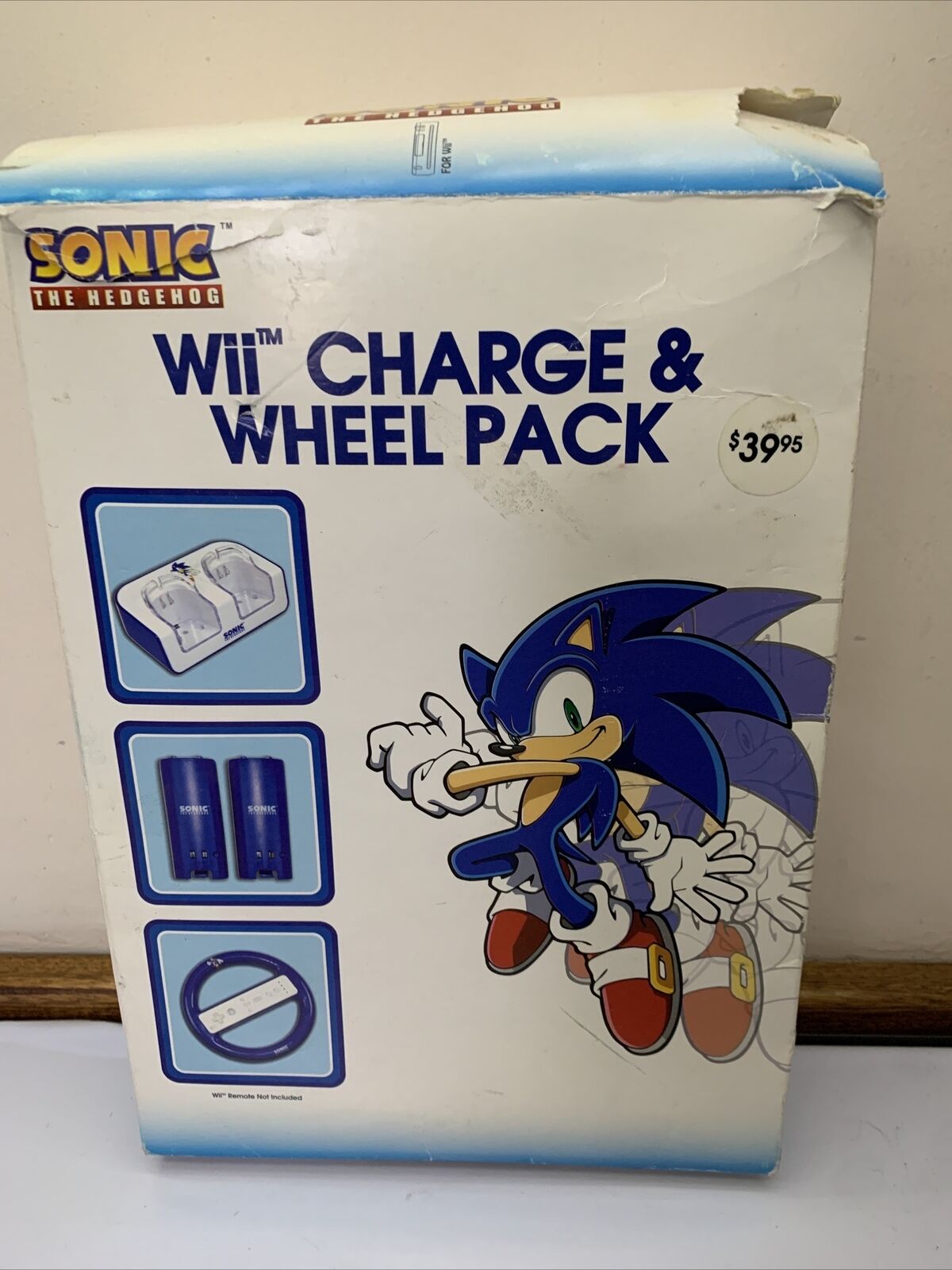 Sonic The Hedgehog Nintendo Wii Charge & Wheel Pack