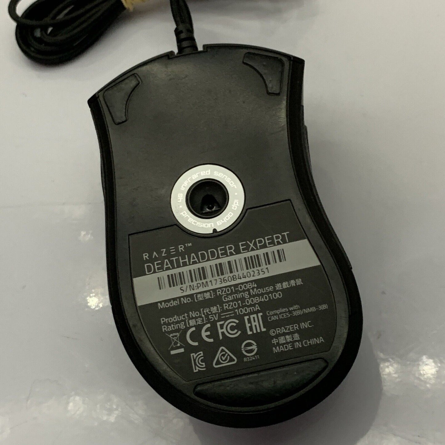 Razer DeathAdder Expert 6400 DPI Mouse USB Wired RZ01-0084