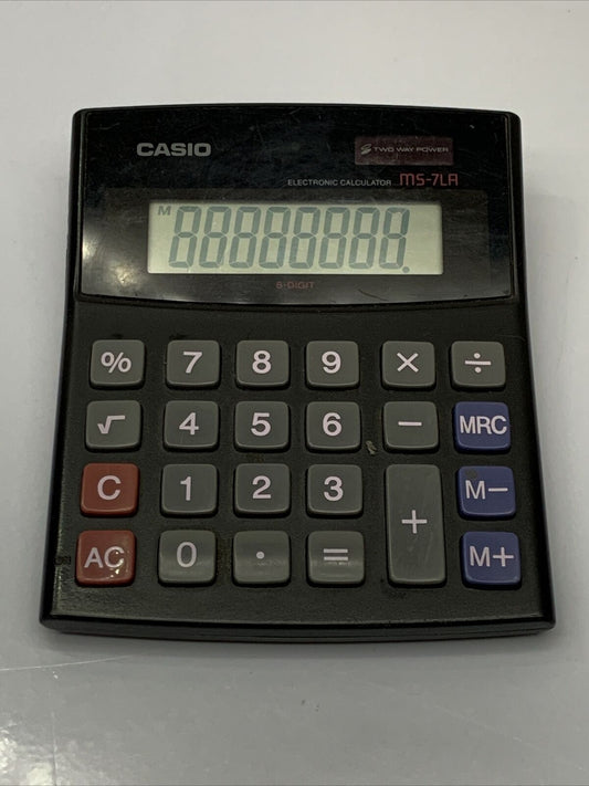 Casio MS-7LA Solar Calculator