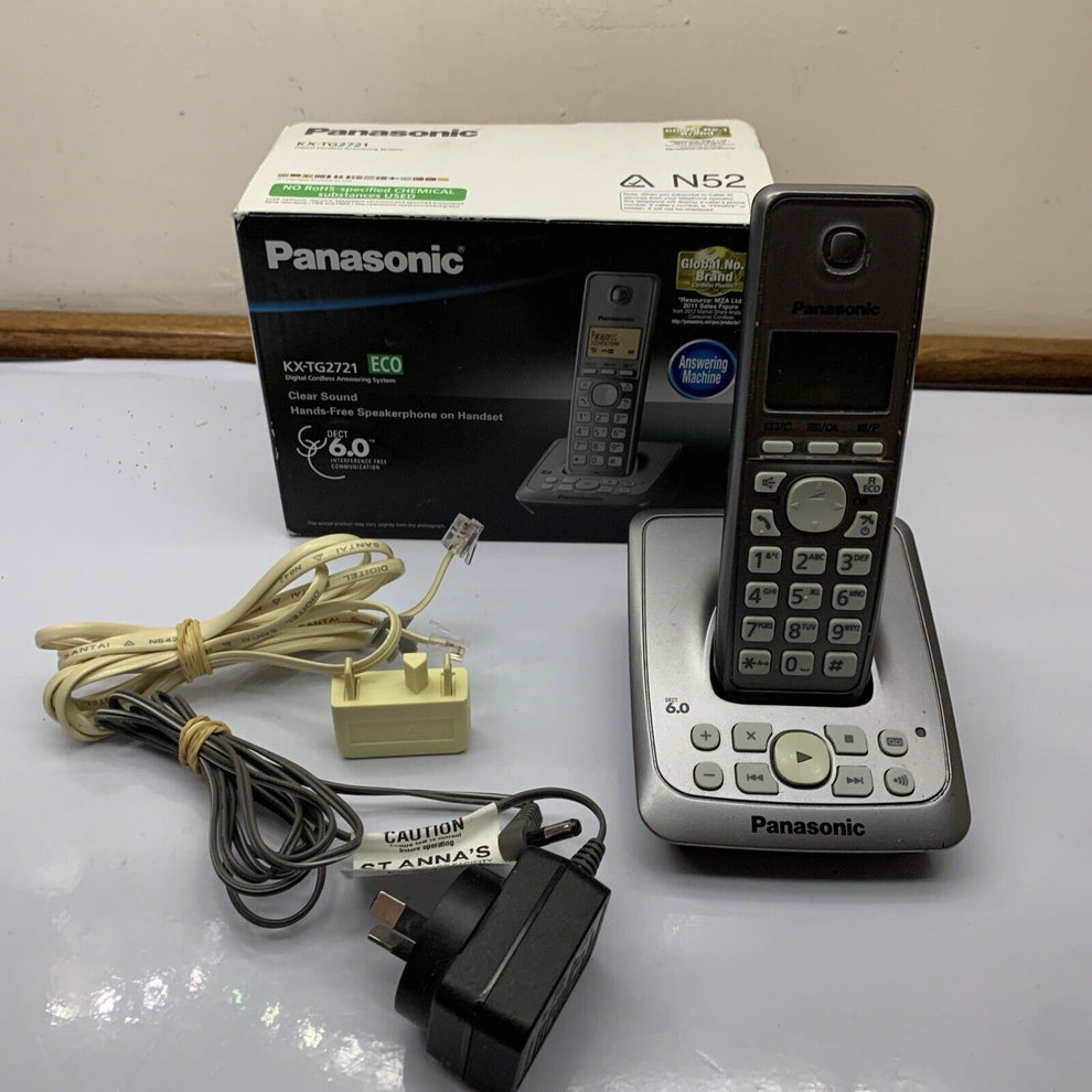 Panasonic KXTG2721 Cordless Phone NBN Ready Retro Unit
