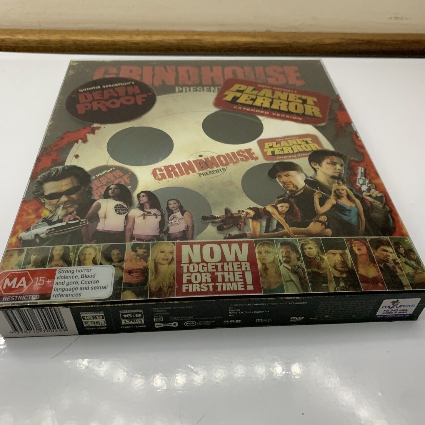 Grindhouse Death Proof & Planet Terror Boxset Limited Ed. (DVD, 2009) Region 4
