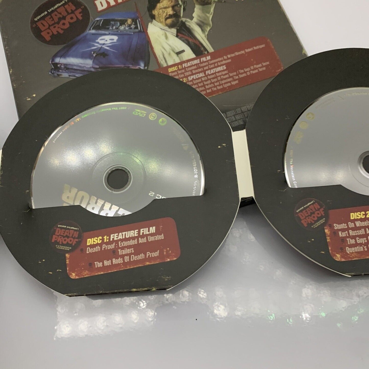 Grindhouse Death Proof & Planet Terror Boxset Limited Ed. (DVD, 2009) Region 4