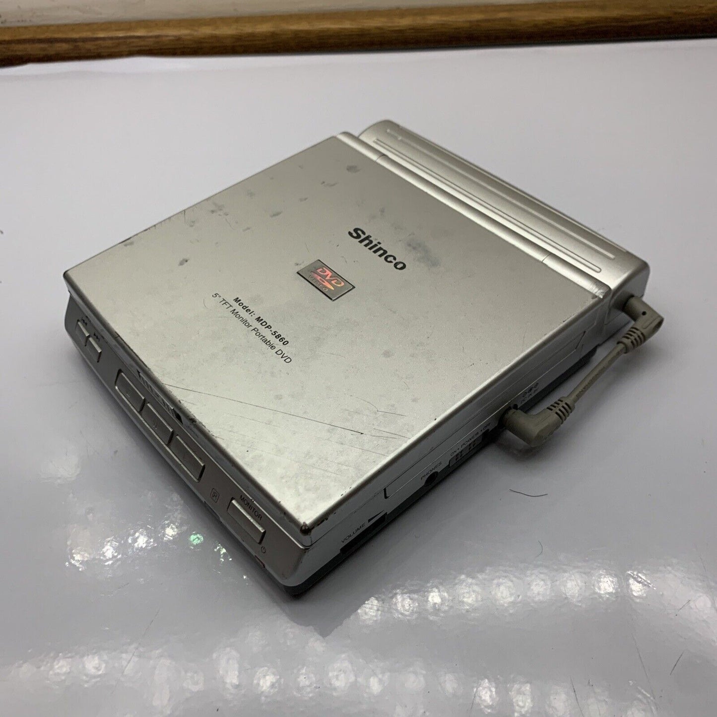 Shinco 5" Portable DVD Player MDP-5860 *For Parts Or Not Working