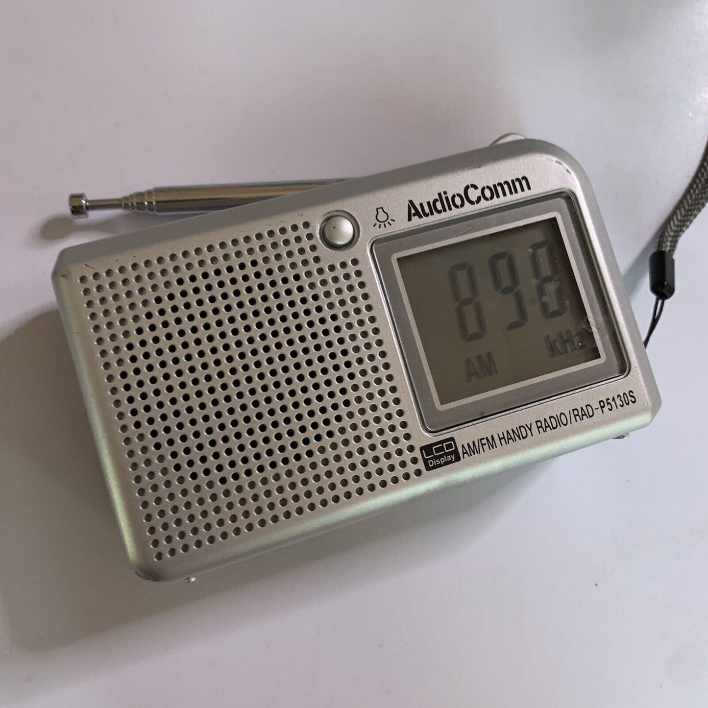 Audiocomm AM/FM Portable Pocket  Radio Speaker RAD-P5130S-S FM:76-95Mhz