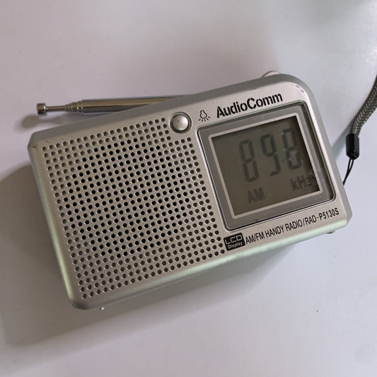 Audiocomm AM/FM Portable Pocket  Radio Speaker RAD-P5130S-S FM:76-95Mhz