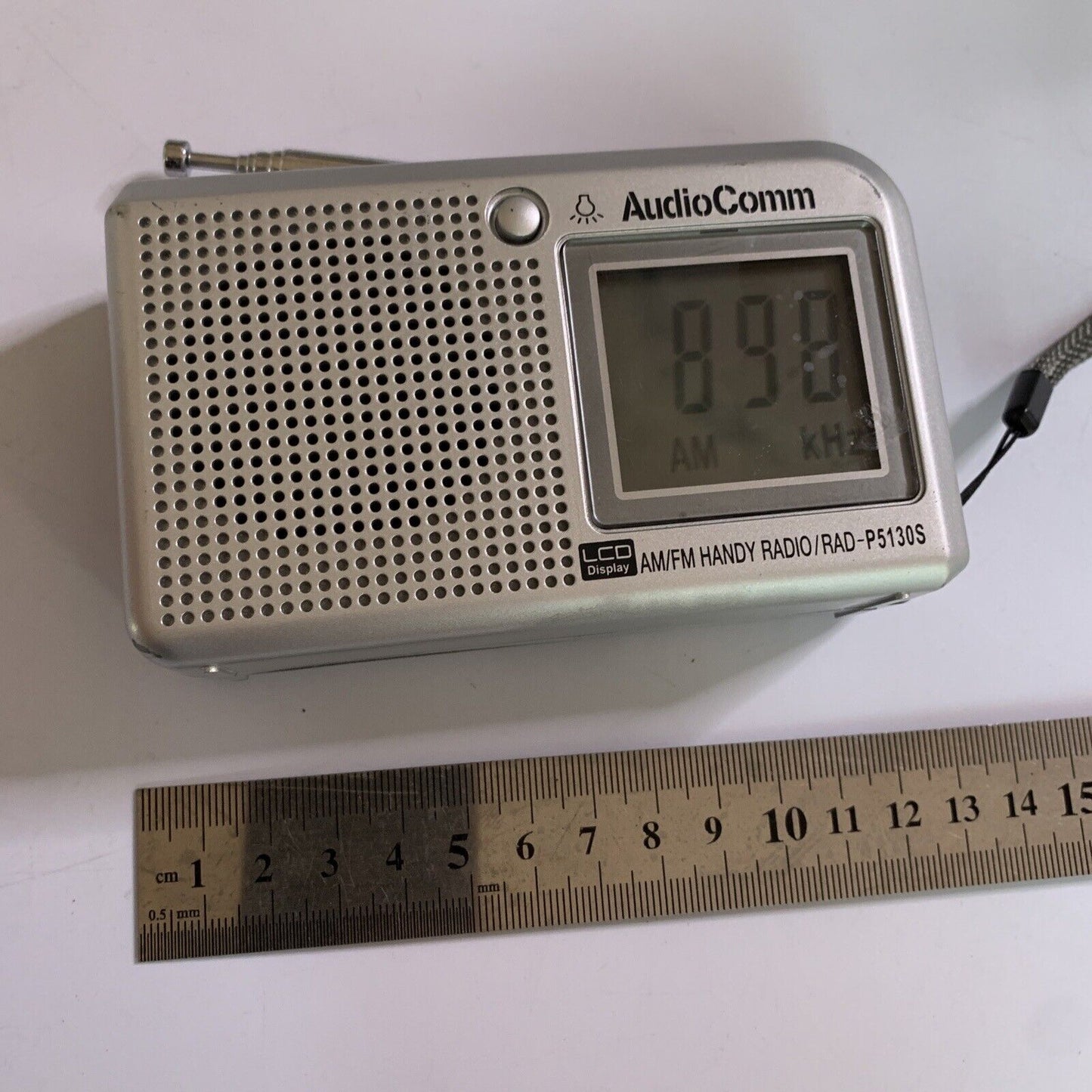 Audiocomm AM/FM Portable Pocket  Radio Speaker RAD-P5130S-S FM:76-95Mhz