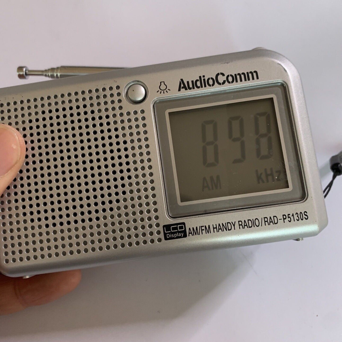 Audiocomm AM/FM Portable Pocket  Radio Speaker RAD-P5130S-S FM:76-95Mhz