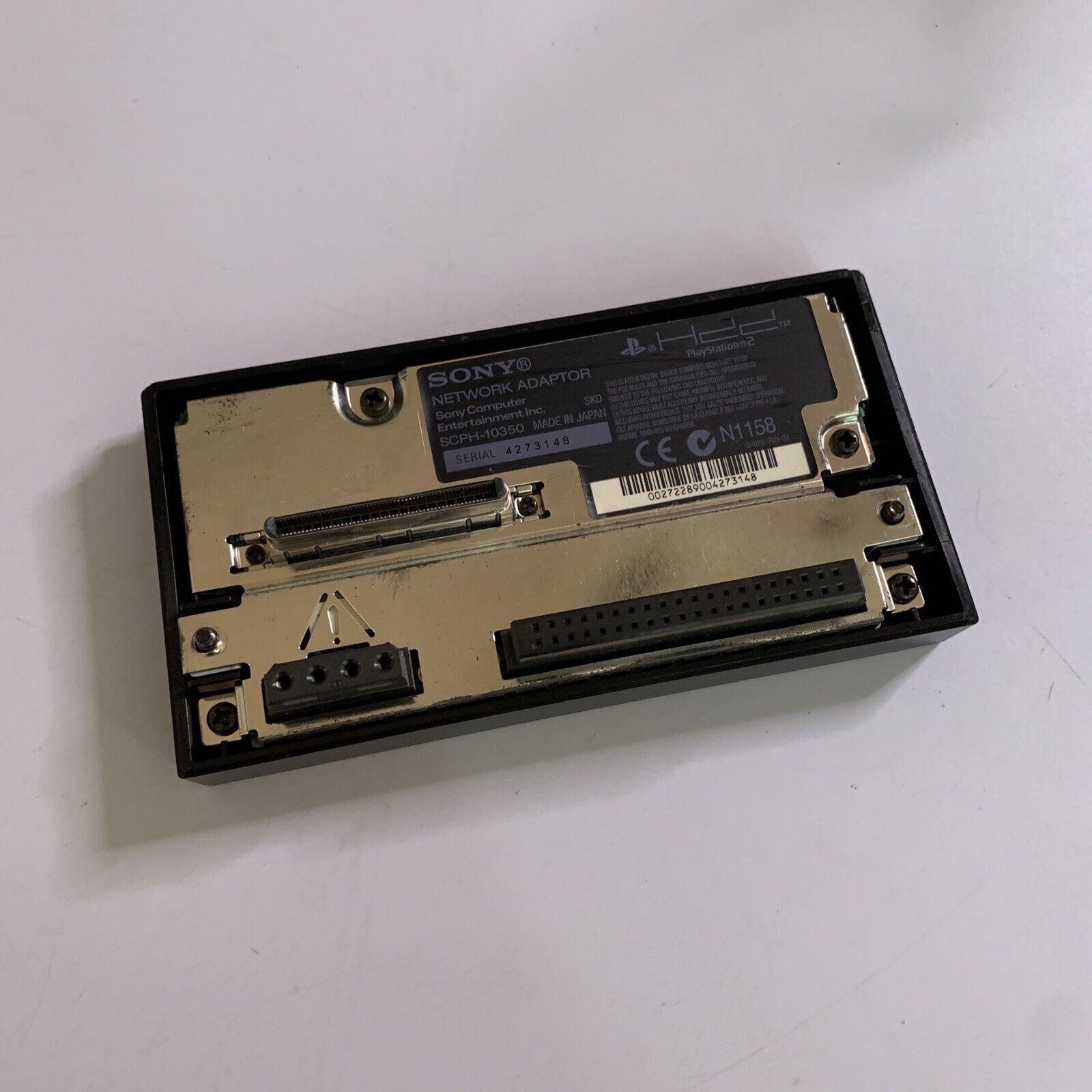 Official Sony PS2 Network LAN Ethernet & HDD Adaptor IDE for PS2 Fat S ...