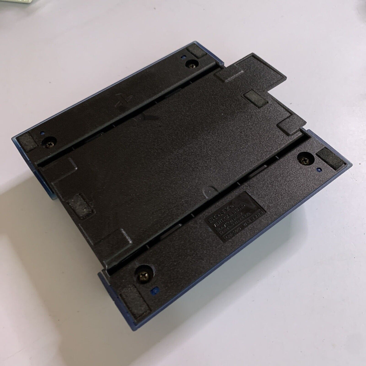 Ps2 Led Stand Official Sony PS2 Vertical Stand Blue Transparent Black SCPH-10040 ...