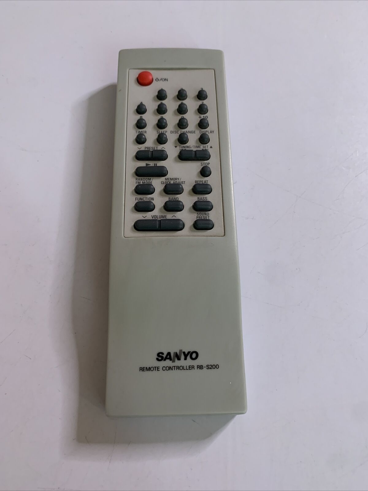 Genuine Sanyo RB-S200 Remote Control for Sanyo Audio  CD Player