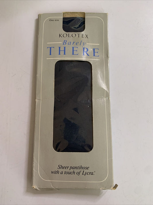Kolotex Barely There Pantyhose 12 Denier Sheer Leg Toe Vintage NEW