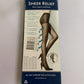 Sheer Relief For Active Legs Support Sheers Women Bulk Black Tall Pantyhose NEW