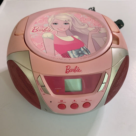 Barbie Boombox AM/FM Radio CD Player BB6