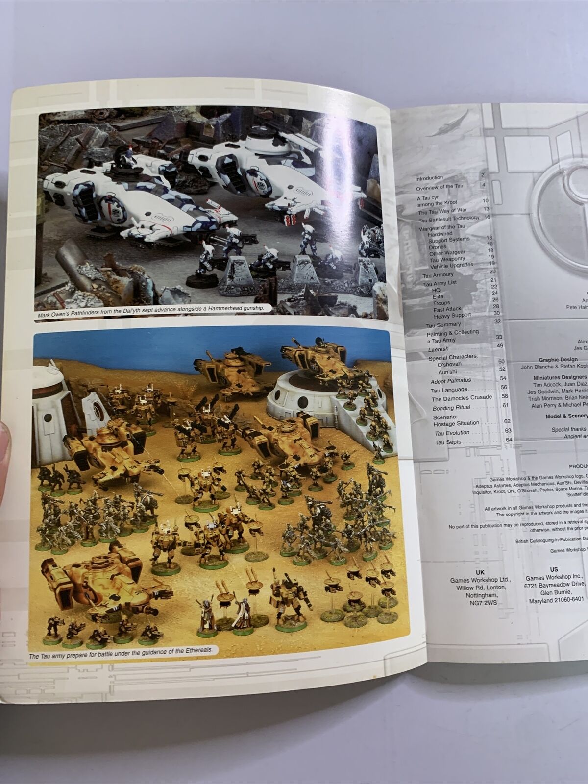 Tau Codex Warhammer 40k Book Year 2001 Edition