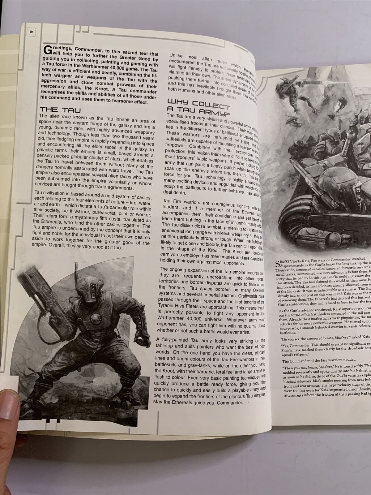 Tau Codex Warhammer 40k Book Year 2001 Edition