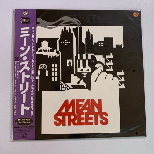 Mean Streets (Laserdisc LD, 1973) Robert De Niro, Harvey Keitel NTSC Obi  NEW