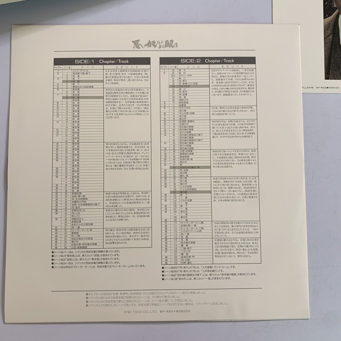 Akira Kurosawa The Bad Sleep Well 1960 Laserdisc Hi-Res LD Box Set Widescreen