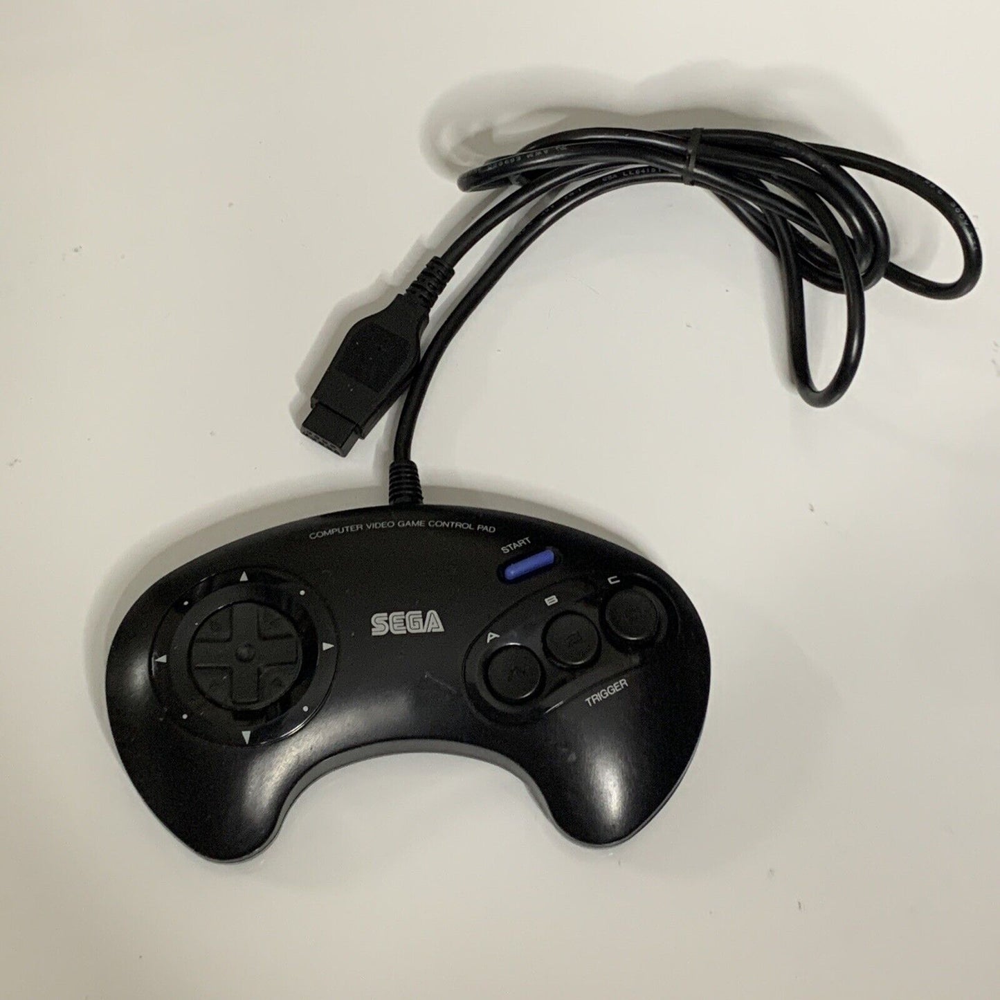 Official Sega Mega Drive MD 3 Button Gamepad SJ-3500 Tested & Cleaned Genuine