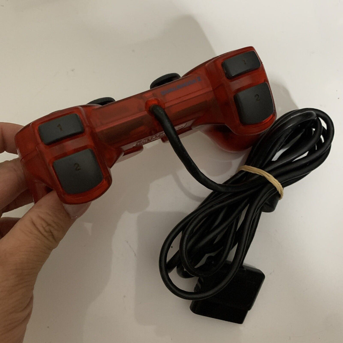 Ps2 Hunting Controller Official Sony Playstation 2 Dual Shock PS2 Controller Red Transparent ...