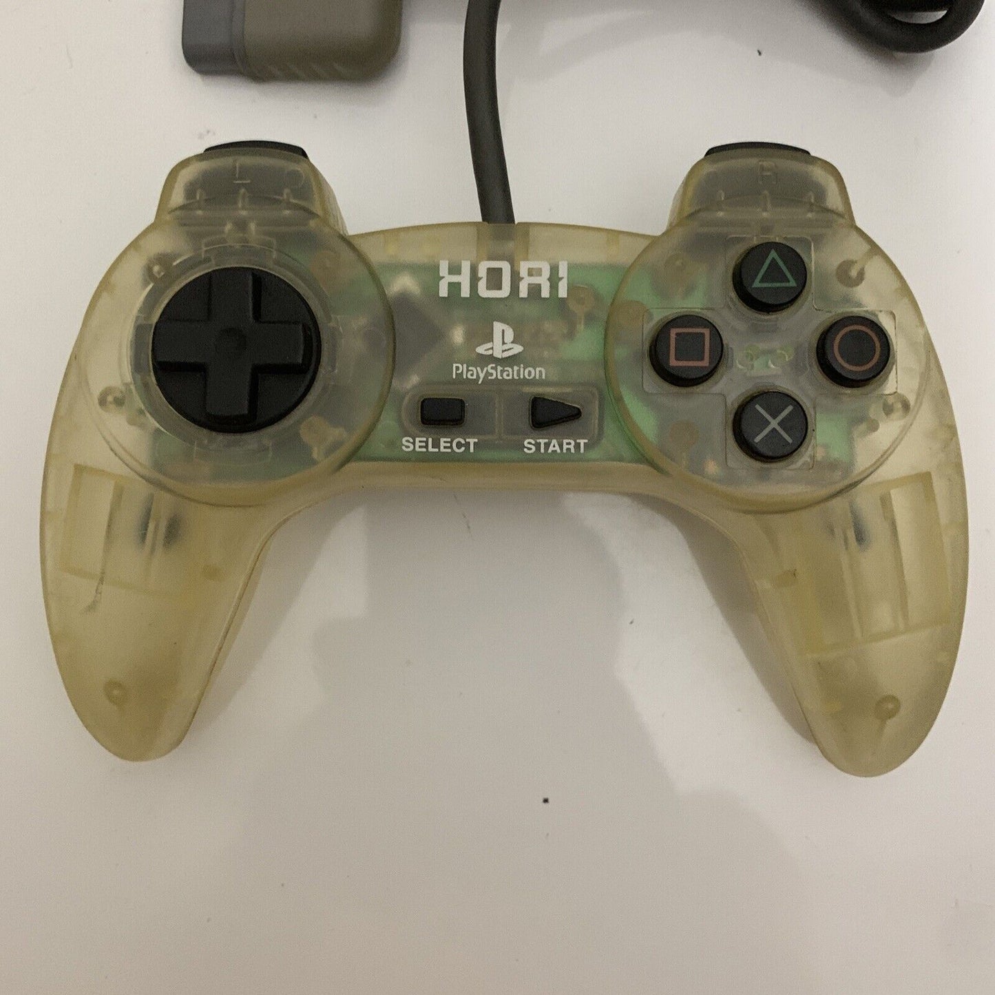 Hori Sony PlayStation Horipad 2 Controller Clear Transparent - Tested working