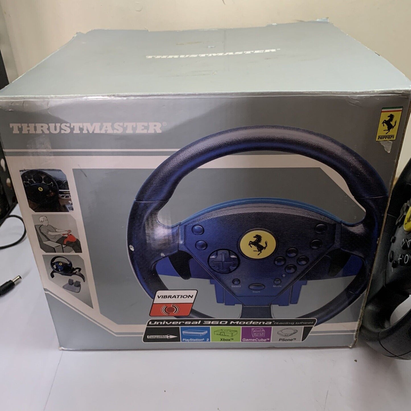 Ferrari Modena Thrustmaster Universal Racing Wheel for PS1 PS2 GameCube Xbox