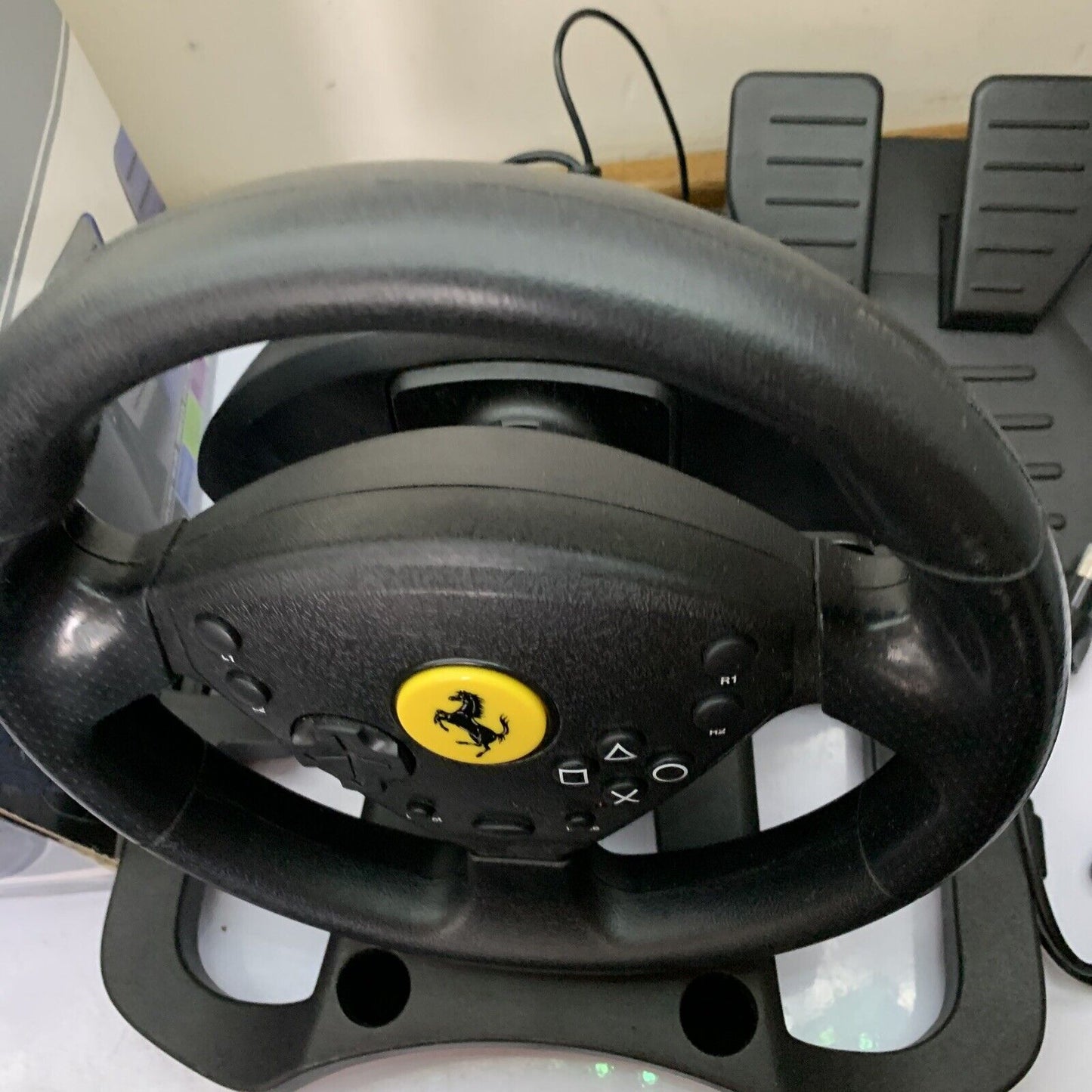 Ferrari Modena Thrustmaster Universal Racing Wheel for PS1 PS2 GameCube Xbox