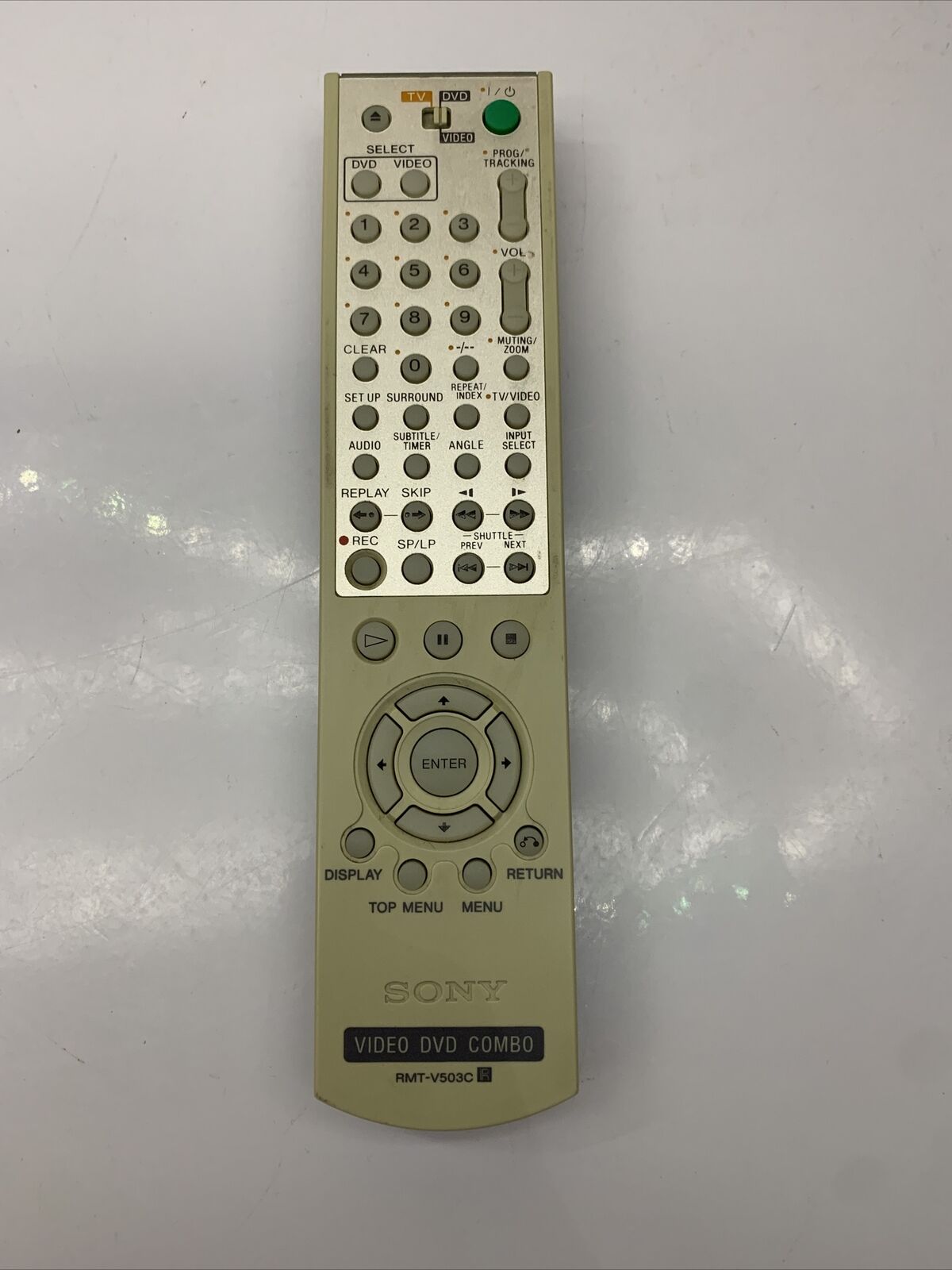 Genuine Sony RMT-V503C Video DVD Combo Remote Control For Sony DVD VCR ...