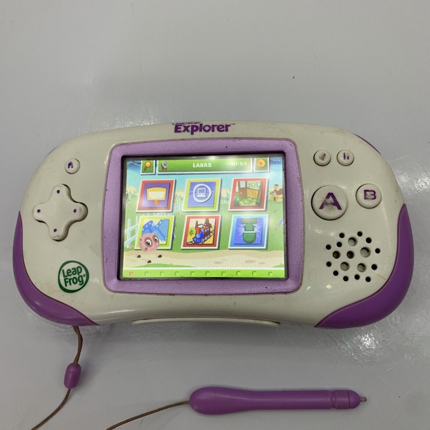 LeapFrog Leapster GS Explorer Handheld Educational Console Purple