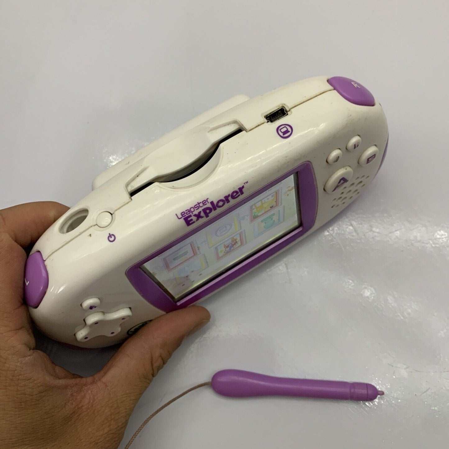 LeapFrog Leapster GS Explorer Handheld Educational Console Purple