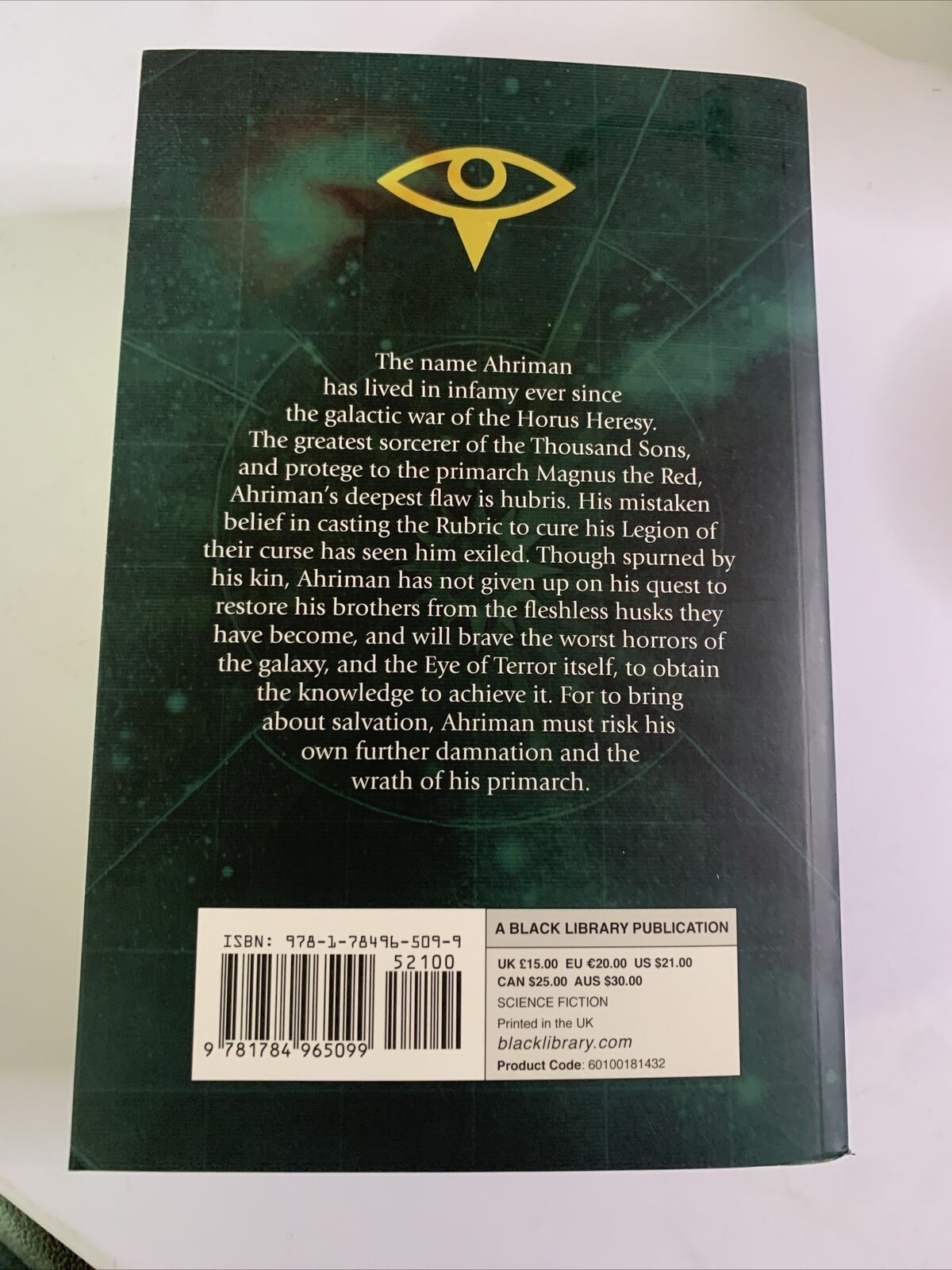 Ahriman: The Omnibus by John French Warhammer 40,000 Black Library  Paperback