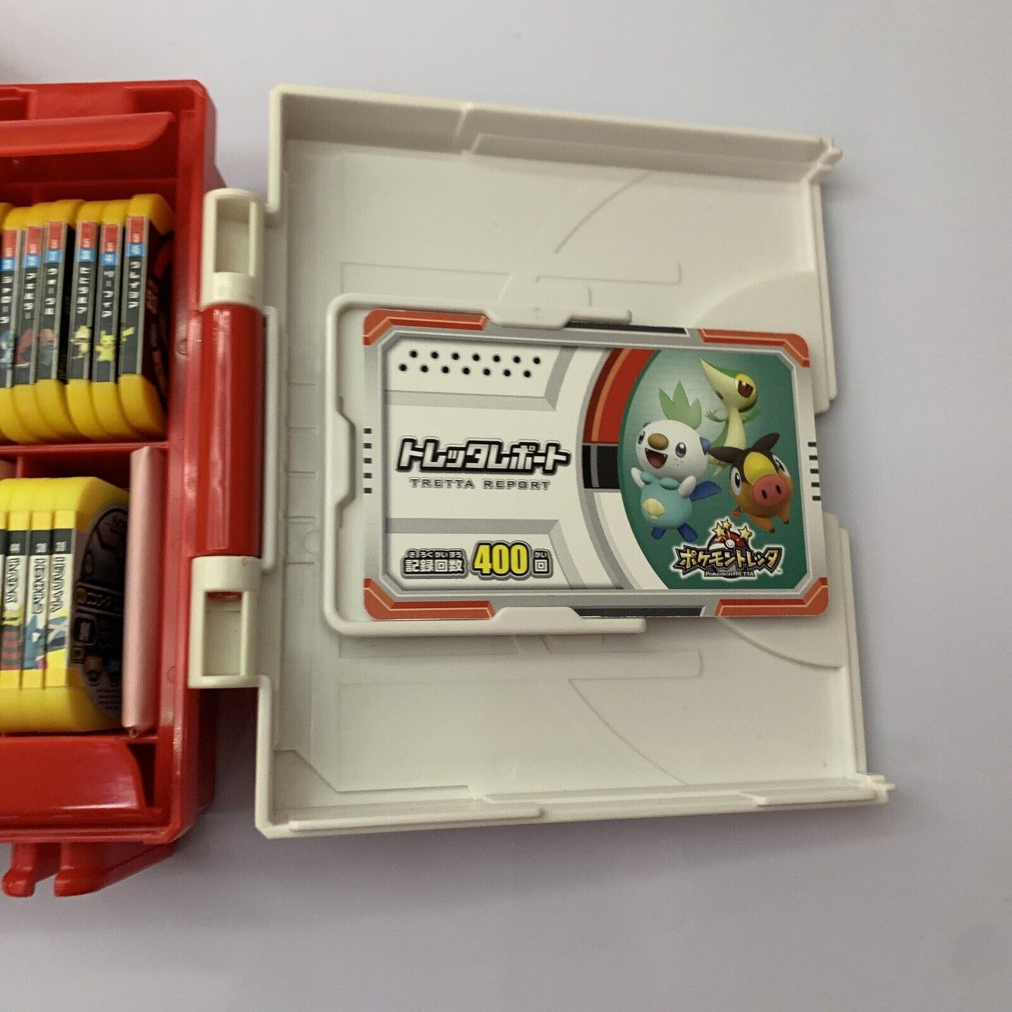 Genuine Pokemon Tretta With 93 Token Cards And Collector's Carry Case 2013