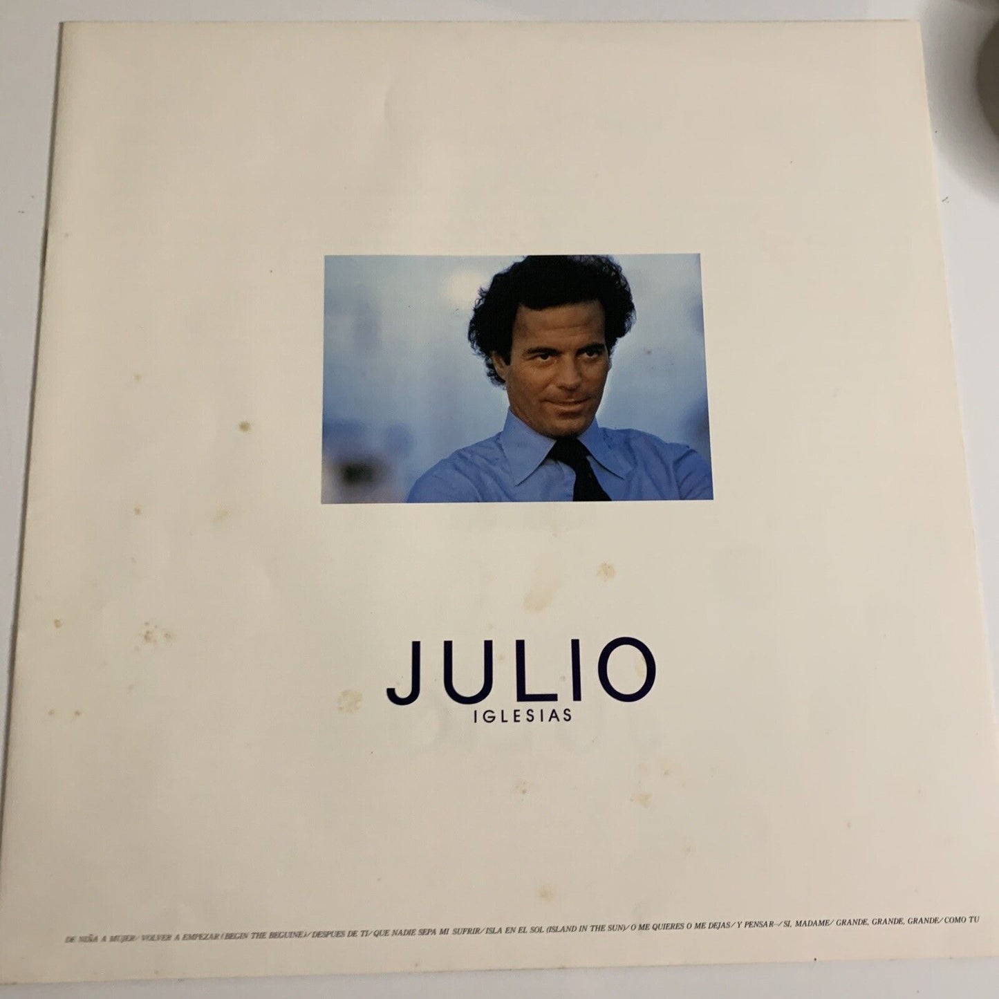 Julio Iglesias – De Niña A Mujer LP 1981 Vinyl Gatefold Obi 28-3P-344