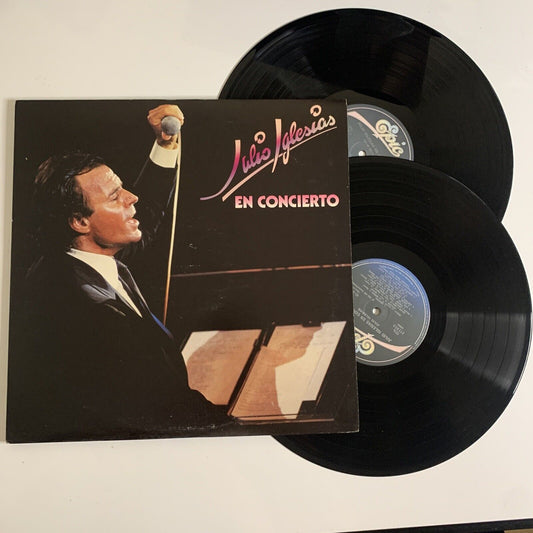 Julio Iglesias – En Concierto 2x LP 1983 Vinyl Gatefold Epic Records 40-3P-466