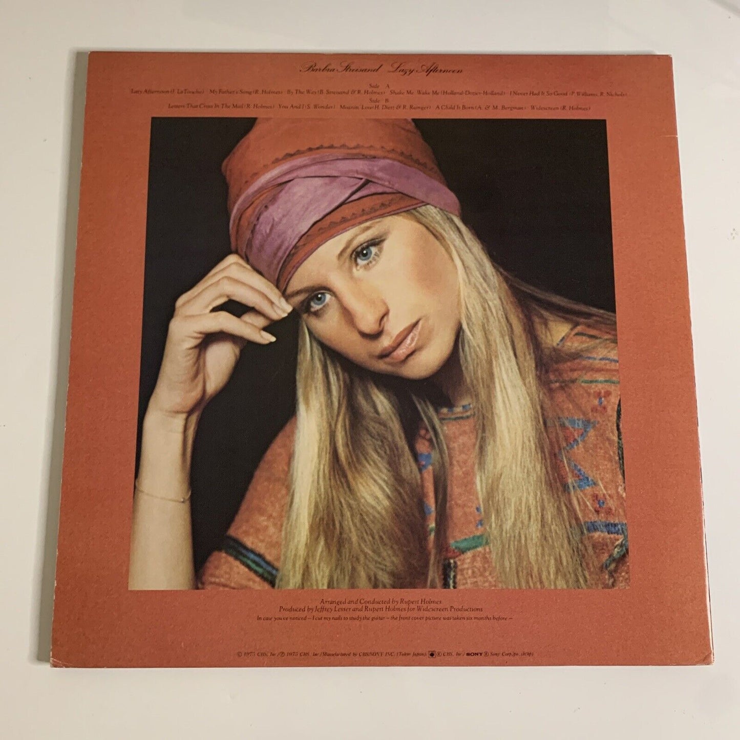 Barbra Streisand – Lazy Afternoon LP 1975 Vinyl Gatefold SOPO 110