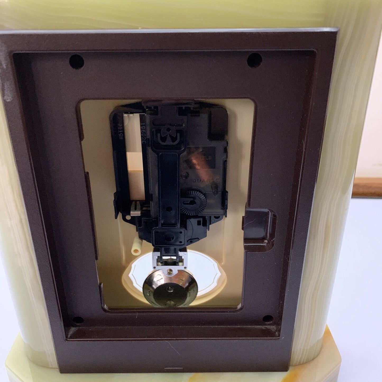 Seiko Premium Marble Clock with Pendulum PW412M Japan *Mint Condition