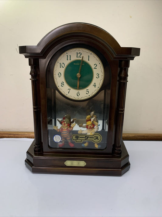 Genuine SEIKO Quartz Wonderland Shelf Clock 465817 Made in Japan