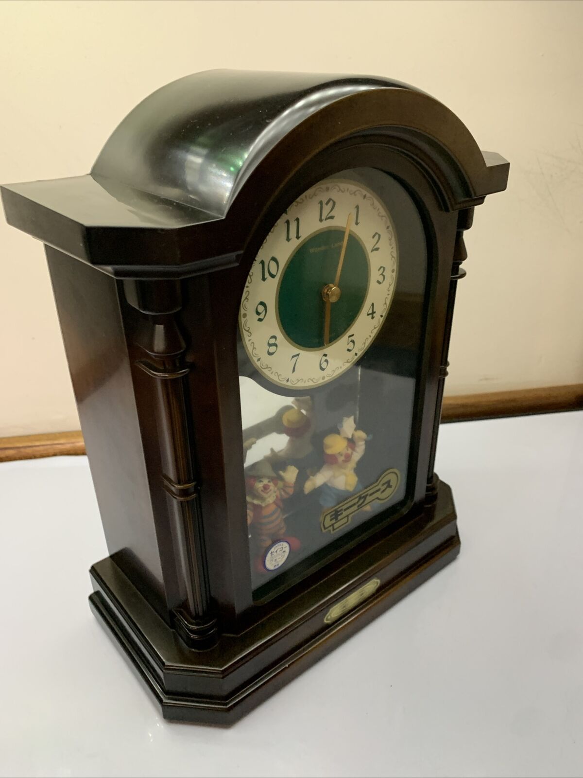 Genuine SEIKO Quartz Wonderland Shelf Clock 465817 Made in Japan