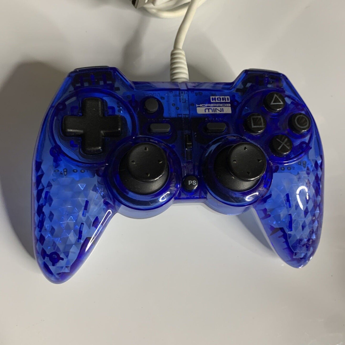 PlayStation Hori Horipad 3 Mini PS3 Controller Blue Turbo Rapid-fire Wired USB